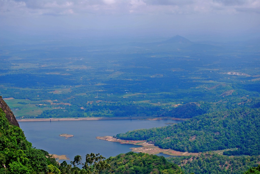 A vantage point above the reservoir.